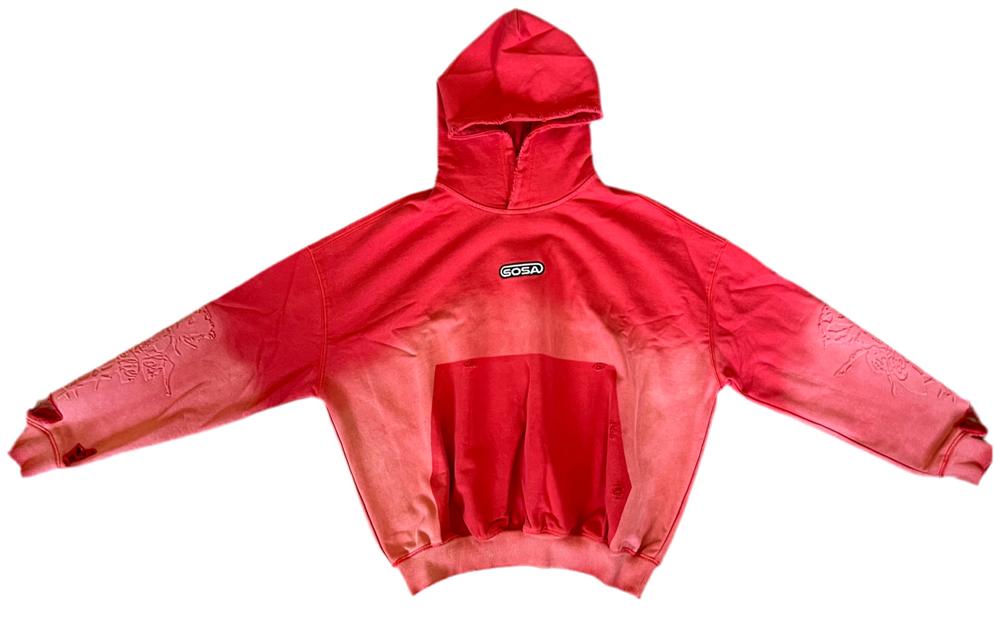 Sosa red hoodie and trousers set