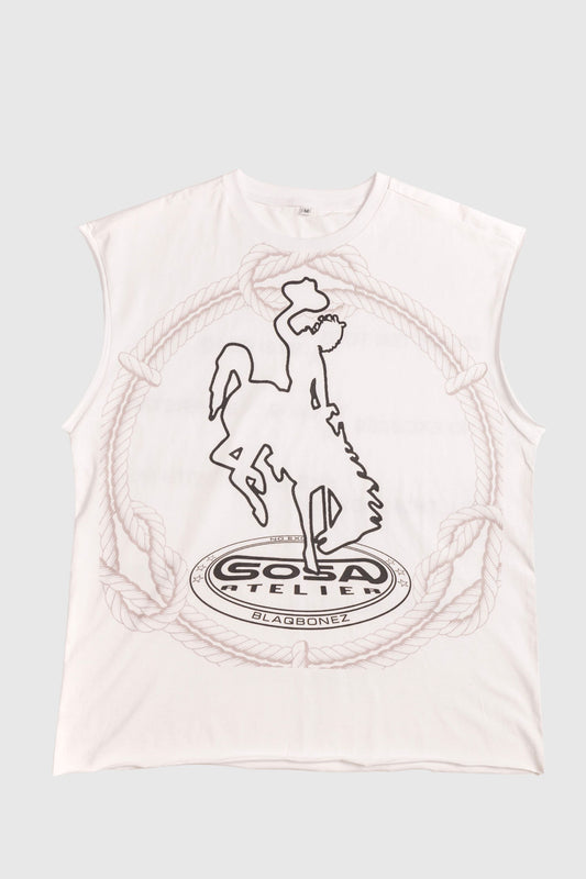 Blaqbonez X Sosa White "No Excuses" T-shirt