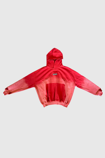 Sosa red hoodie and trousers set