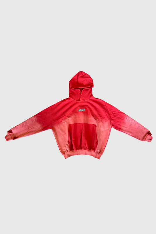 Sosa red hoodie and trousers set