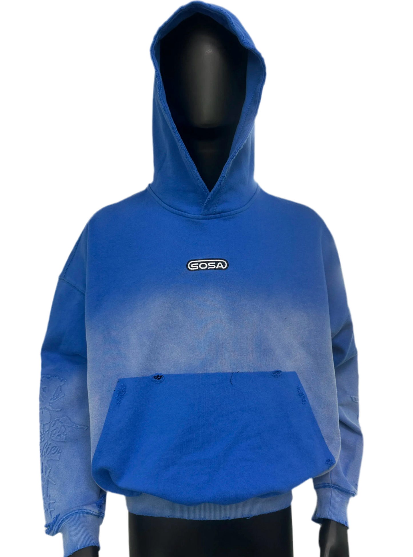 Sosa blue washed hoodie