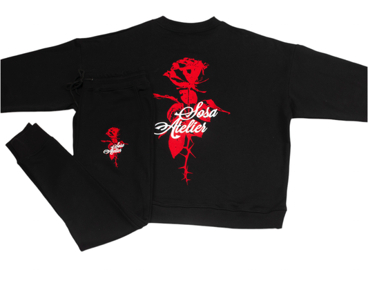 Sosa rose sweat shirt and pants